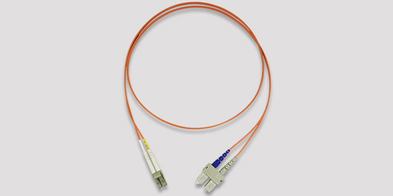 62.5/125 OM1 Riser Patch Cords/Jumpers Assembly Cables, Multimode Duplex LC (Clipped) - SC (Yoked)
