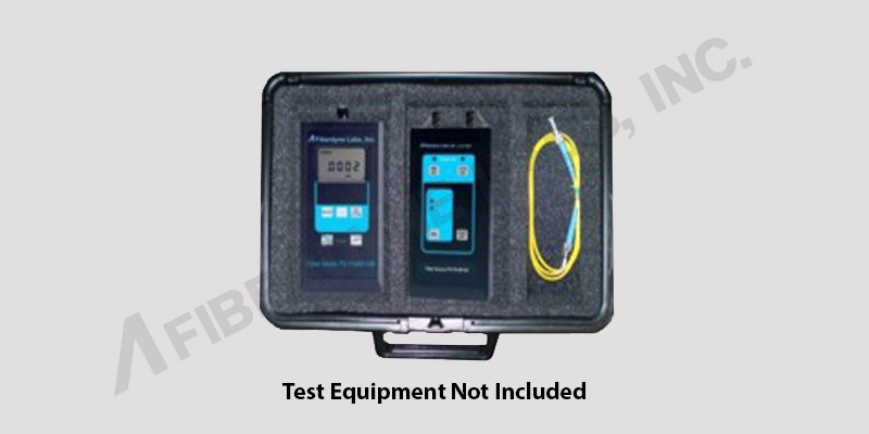 Empty Case for Fiberdyne Power Meter and Light Sources, test equipment not included