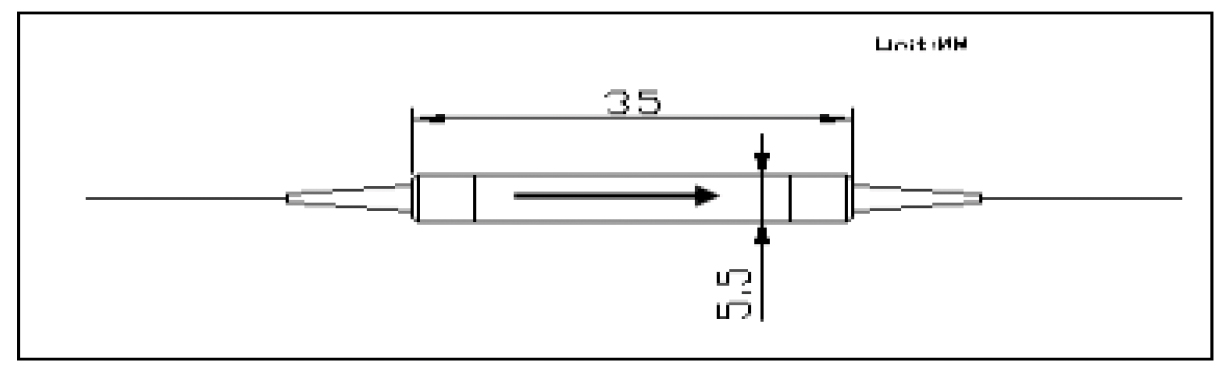 Wide Band Dual Isolator Drawing